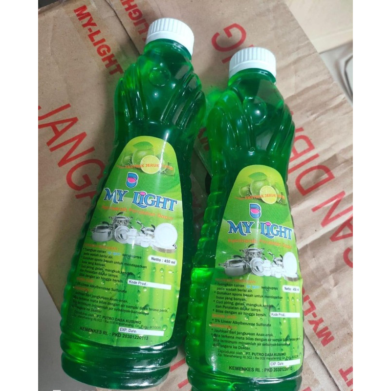 Jual Sabun Cuci Piring My Light 450ml Botol | Shopee Indonesia