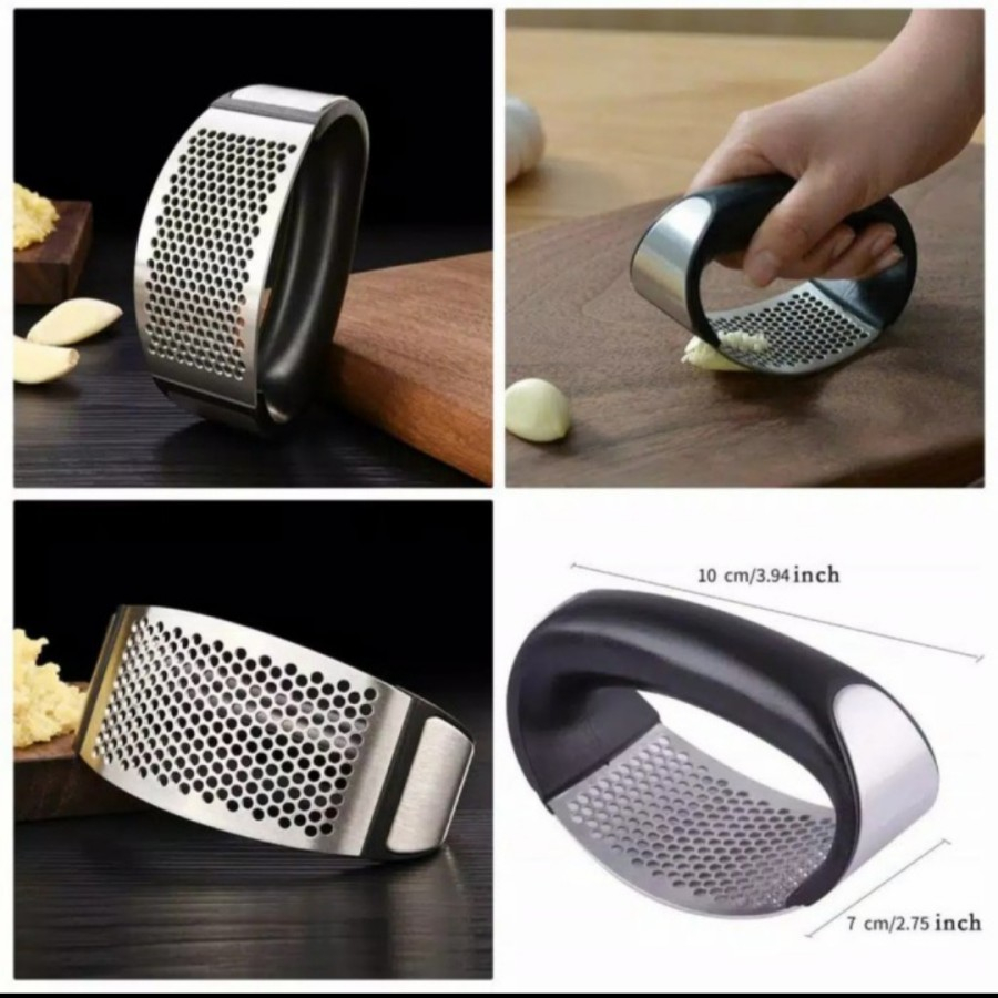 Jual ALAT PENGGERUS BAWANG PENCACAH STAINLESS STEEL GARLIC RICER ...
