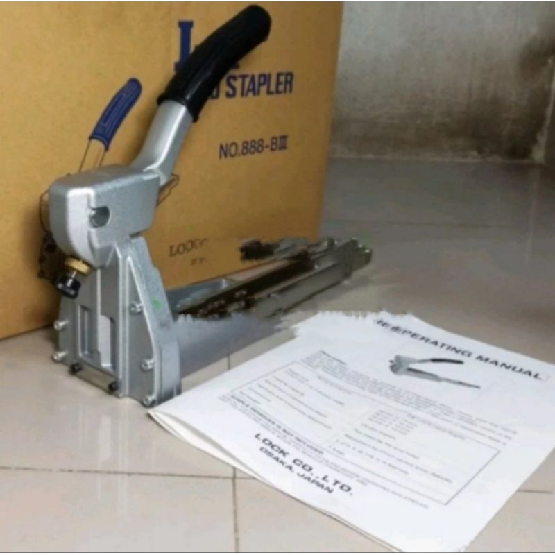 Jual Lock Hand Stapler 15mm Ori Javan/Alat staples karton Dan Kardus ...