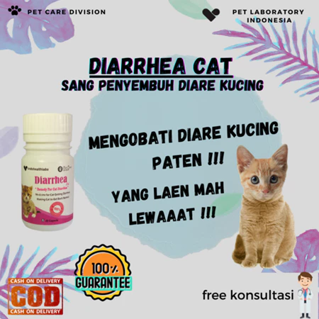 Indohealthlabs Diarrheacat obat diare khusus kucing