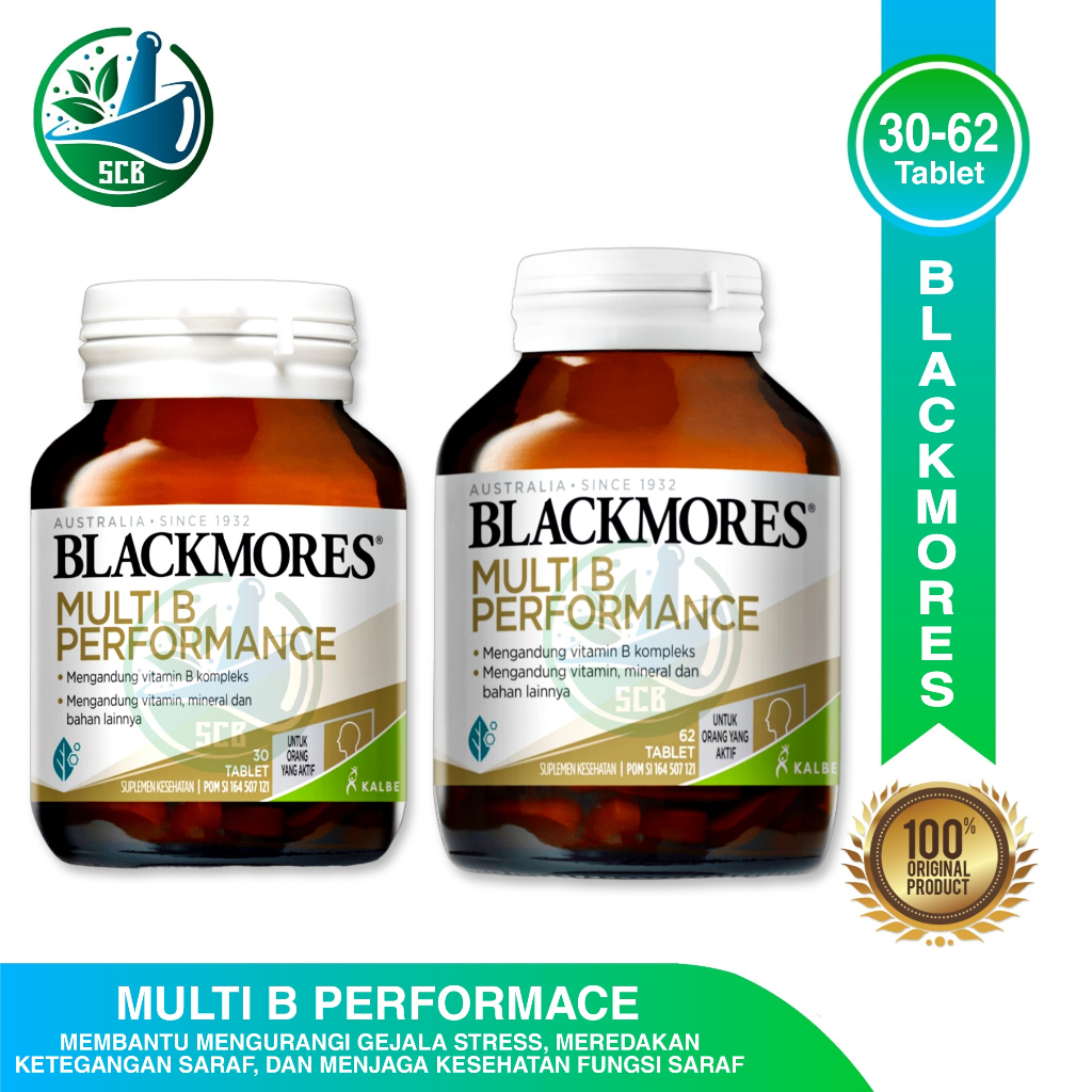 Jual Blackmores Multi B - Vitamin Untuk Meringankan Stres & Insomia ...