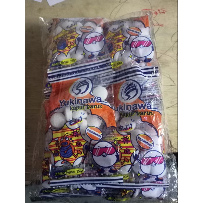 Jual 1 Pak / 24 Renteng Kapur Barus Rentengan putih | Shopee Indonesia