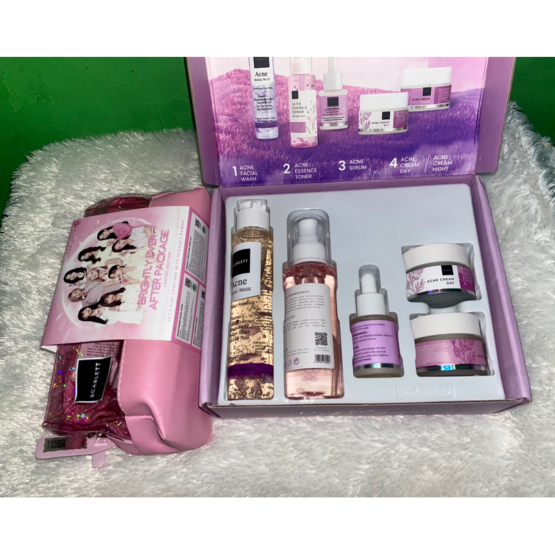 Jual New Termurah Original Scarlett Acne Brighly Ever Care Package ...