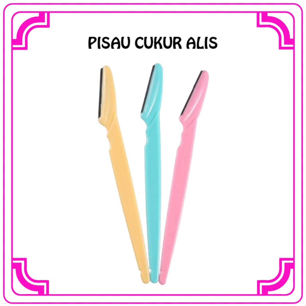 Jual HB Pisau Cukur Alis Cukuran Alis Cambang Serbaguna Eyebrow Razor ...