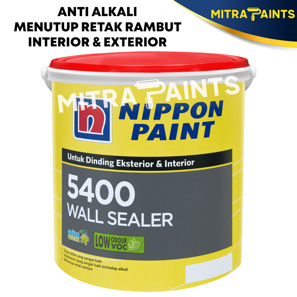 Jual WALL SEALER 5400 20 LITER PAIL CAT DASAR TEMBOK INTERIOR EXTERIOR ANTI ALKALI NIPPON