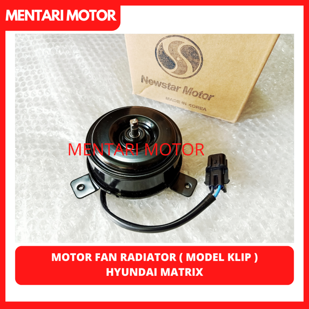 Jual Motor Fan Radiator Hyundai Matrix Model Klip Dinamo Kipas Fan