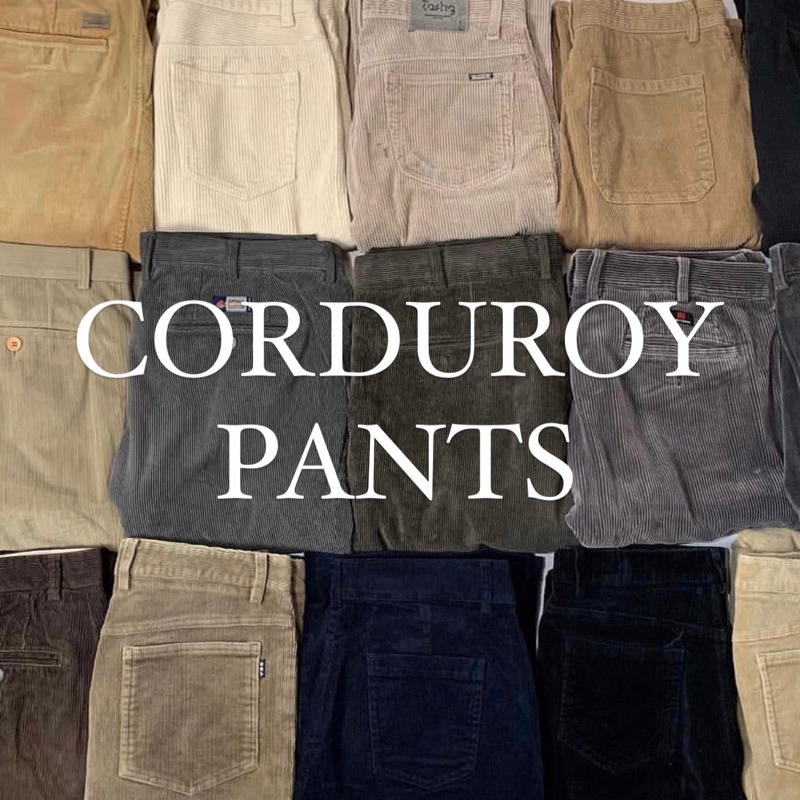 Jual CORDUROY PANTS UNISEX (Reguler Fit,Slim Fit, Boot Cut, Loose Fit ...