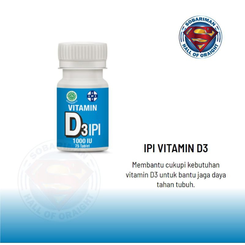 Jual Vitamin IPI (A, B1, B12, B Complex, C, D3, E, Zinc) | Shopee Indonesia