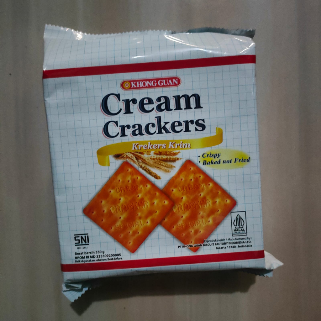 Jual Khong Guan Cream Crackers 350gr Shopee Indonesia