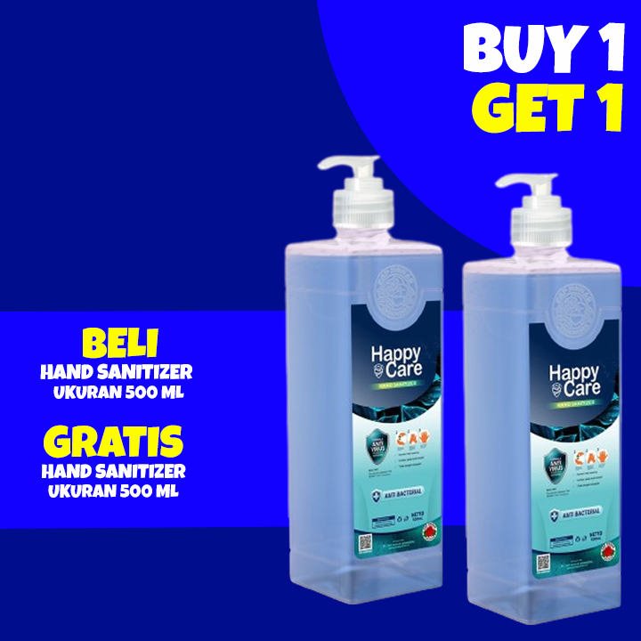 Jual Promo Beli 1 Gratis 1 Hand Sanitizer 500ml Botok Kotak Izin Kemenkes Pilih Variant 4794