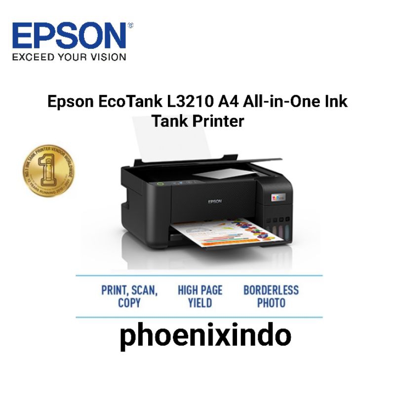 Jual Printer Epson Ecotank L3210 All In One Ink Tank L 3210 Printscancopy Shopee Indonesia 1926