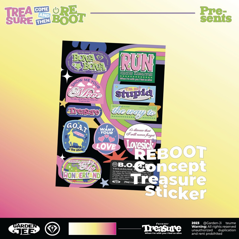 Jual REBOOT Concept Treasure Sticker | Shopee Indonesia
