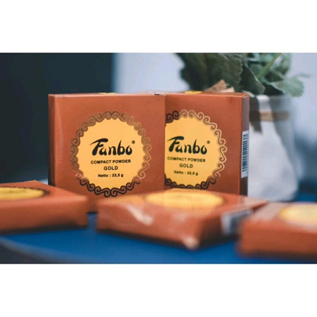 Jual Bedak Fanbo Compact Powder Gold | Shopee Indonesia