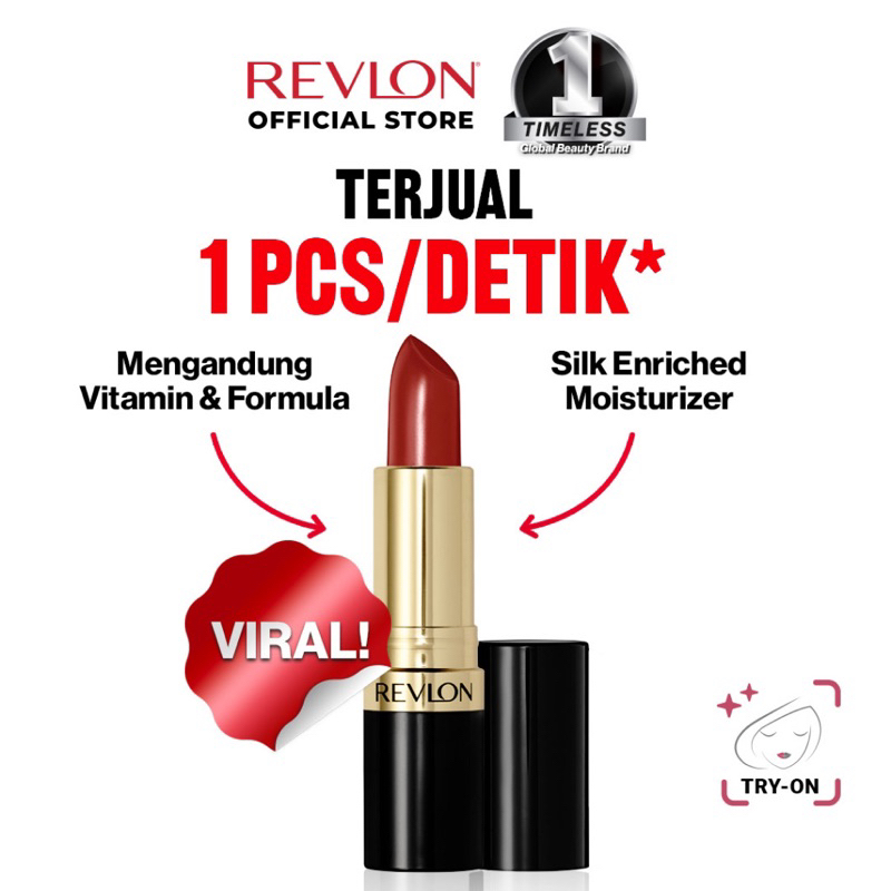 Jual Revlon Superlustrous Lipstik Crème Lipstick Make Up Shopee Indonesia 3273