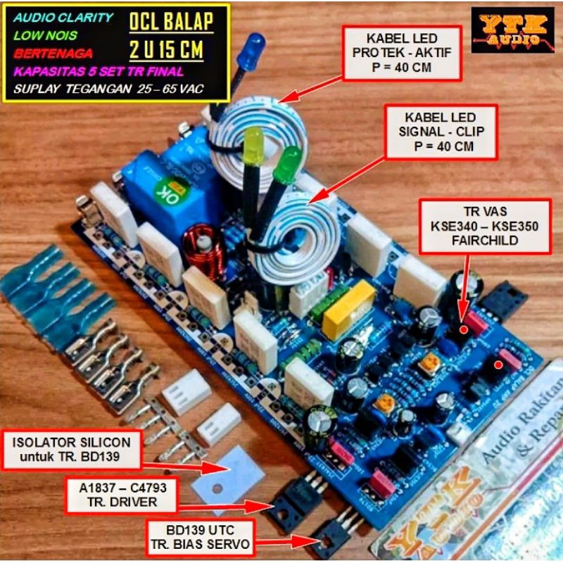 Jual Kit Driver Power Amplifier Ocl Balap U Cm Shopee Indonesia