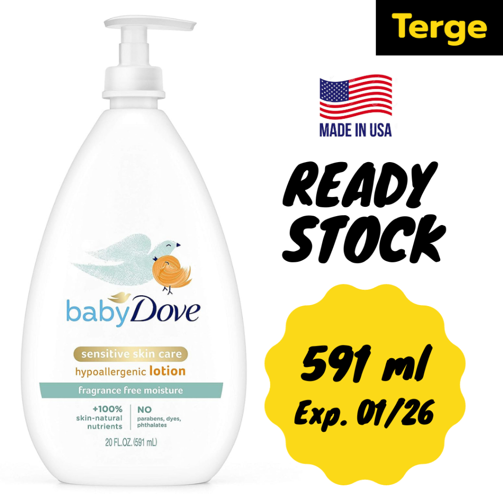 Lotion Fragrance Free Dove Baby Body Lotion Sabun Losion Bayi