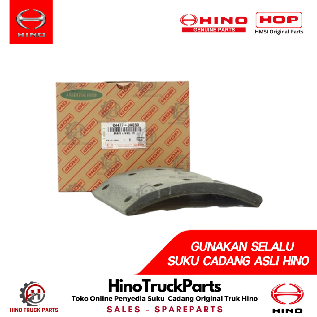 Jual Kampas Rem Depan Hino 500 Chamber Jember Asli 04477-JAE50 | Shopee ...