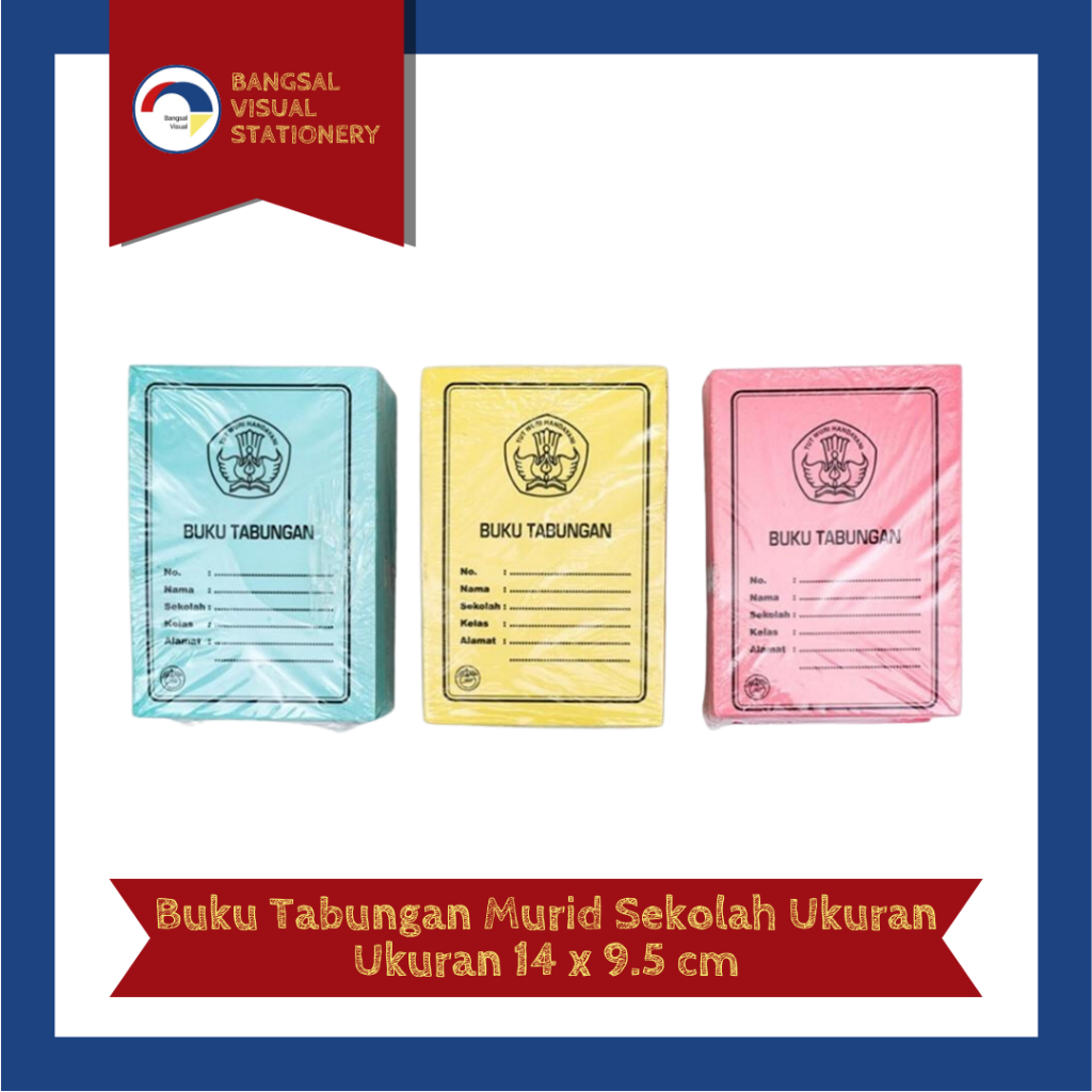 Jual Buku Tabungan Murid Sekolah Ukuran Ukuran X Cm Isi