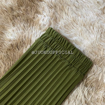 Celana Kulot Plisket Mayung Kulot Mayung Plisket Mayung Pleated Culotte Pants Pleated Pants