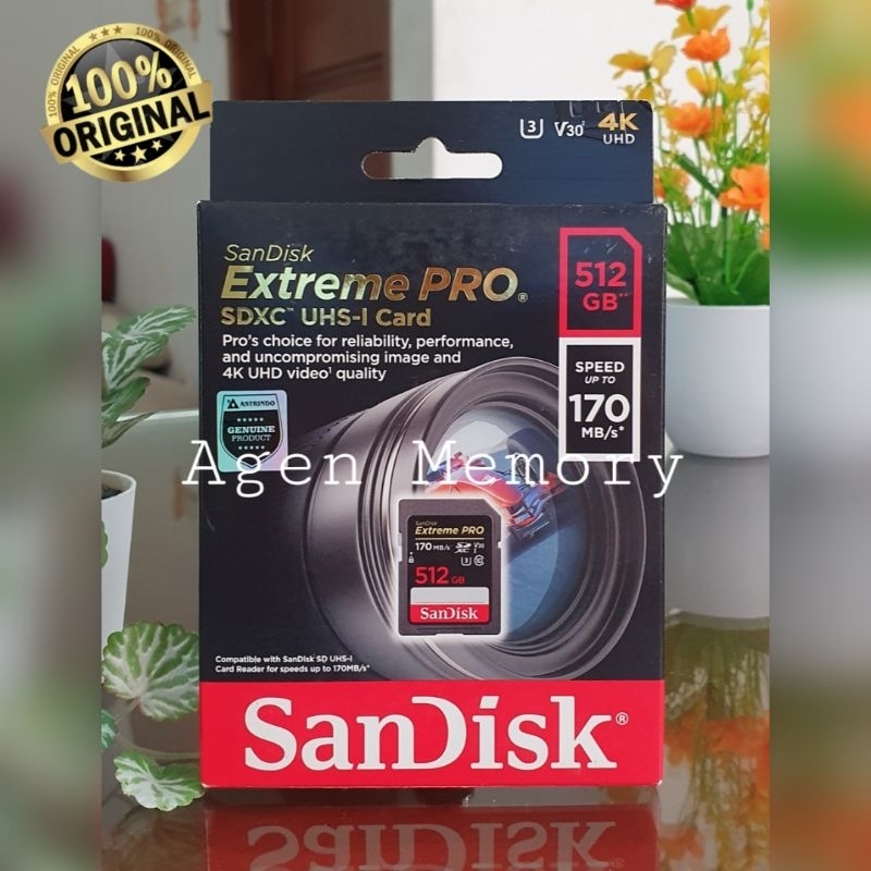 Jual Sandisk Extreme Pro SDXC 512GB SD Extreme Pro 512GB | Shopee Indonesia