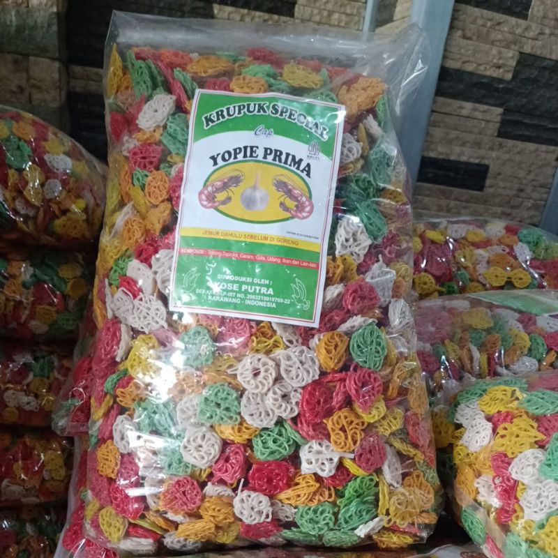 Jual Kerupuk Mawar Mini Bal Kg Shopee Indonesia