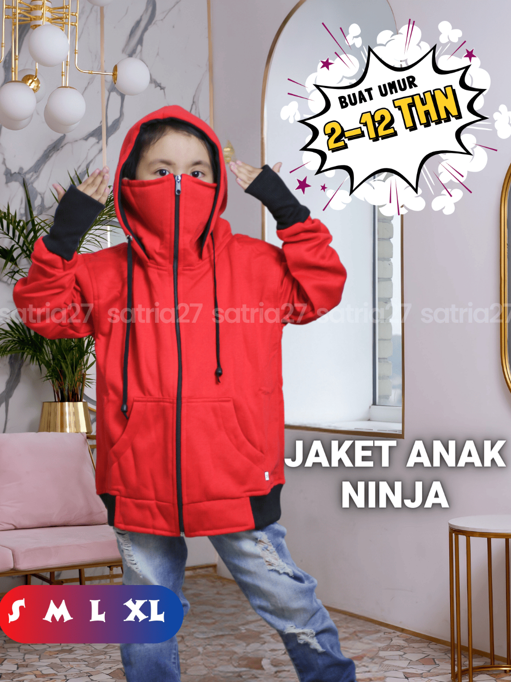 Jaket hoodie ninja hot sale