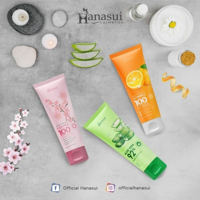 Jual Hanasui Body Serum Gel SERIES - Sakura | Aloe Vera | Vitamin C ...