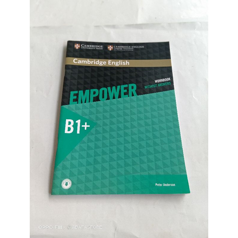 Jual BUKU CAMBRIDGE ENGLISH EMPOWER B1+ WORKBOOK PETER ANDERSON ...