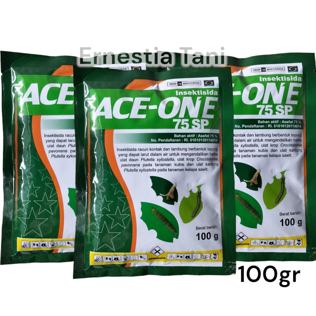 Jual Ace-One 75SP 100gr Insektisida Asefat 75% Pembasmi Segala Jenis ...