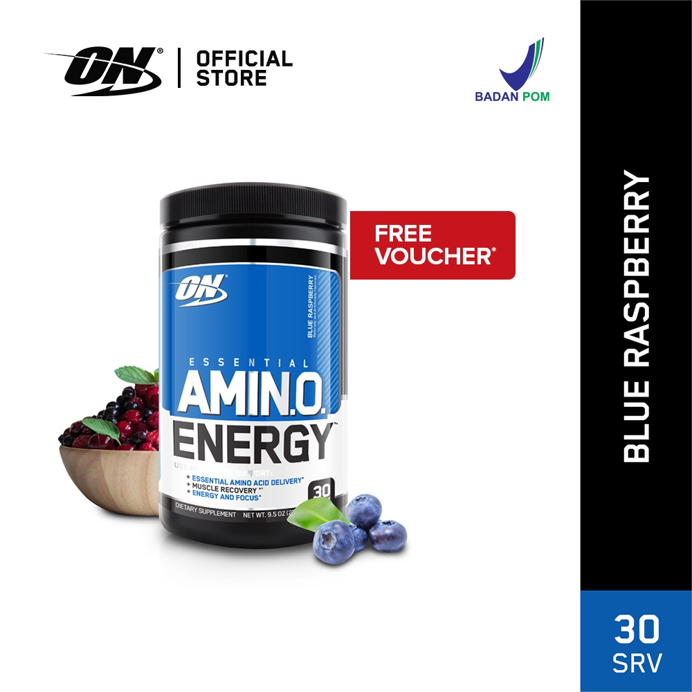 Jual Optimum Nutrition Essential Amino Energy 270g - Blue Raspberry ...