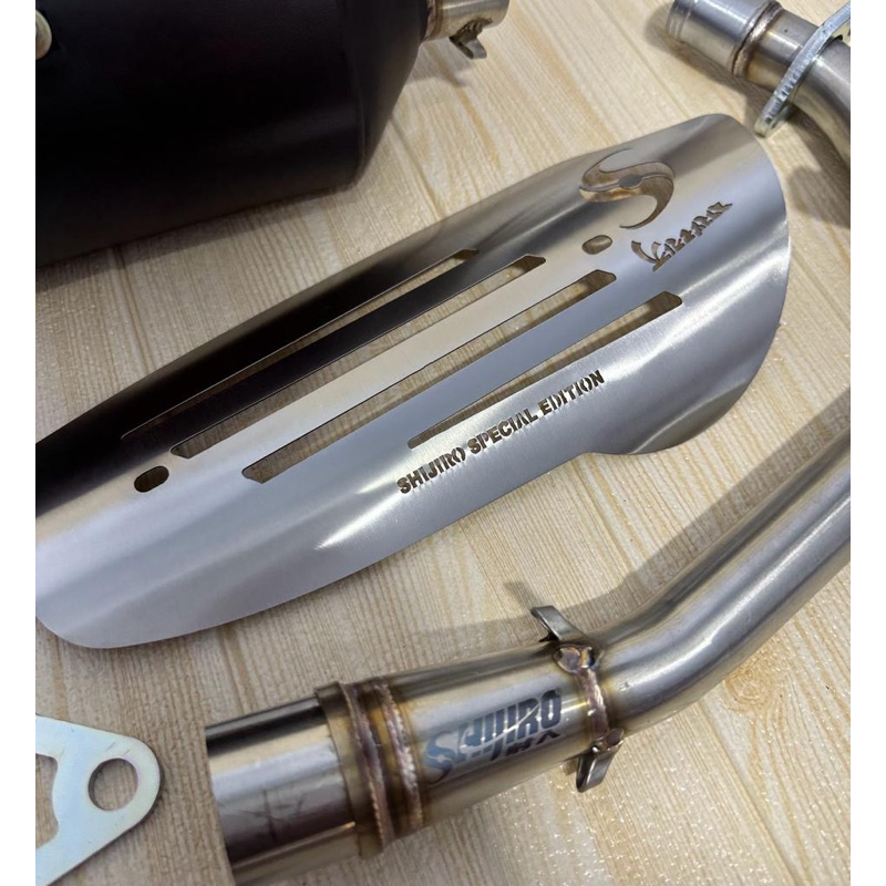Jual KNALPOT SHIJIRO STD STANDAR RACING Special Edition SE SILVER Vespa ...