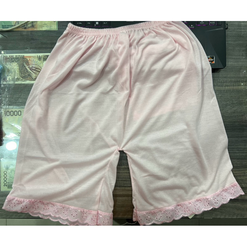 Jual (3pcs) Androk celana rok dalaman wanita model kulot ada kantong ...