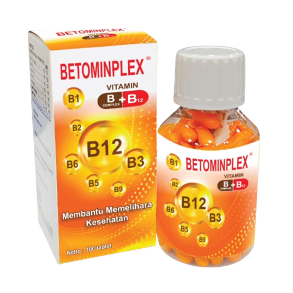 Jual BETOMINPLEX VITAMIN B COMPLEX B12 UNTUK MEMELIHARA KESEHATAN TUBUH ...