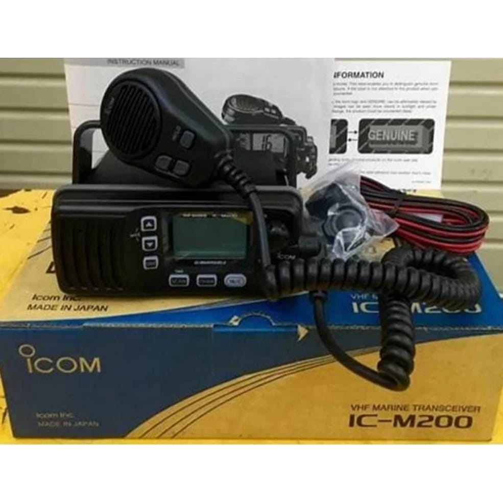 Jual Ori Radio Rig VHF Marine Icom IC M200 ICM200 pengganti M200 ...