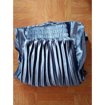 Aulia Rok Plisket Velvet Bludru Premium Pendek 7 8 100℅ Asli