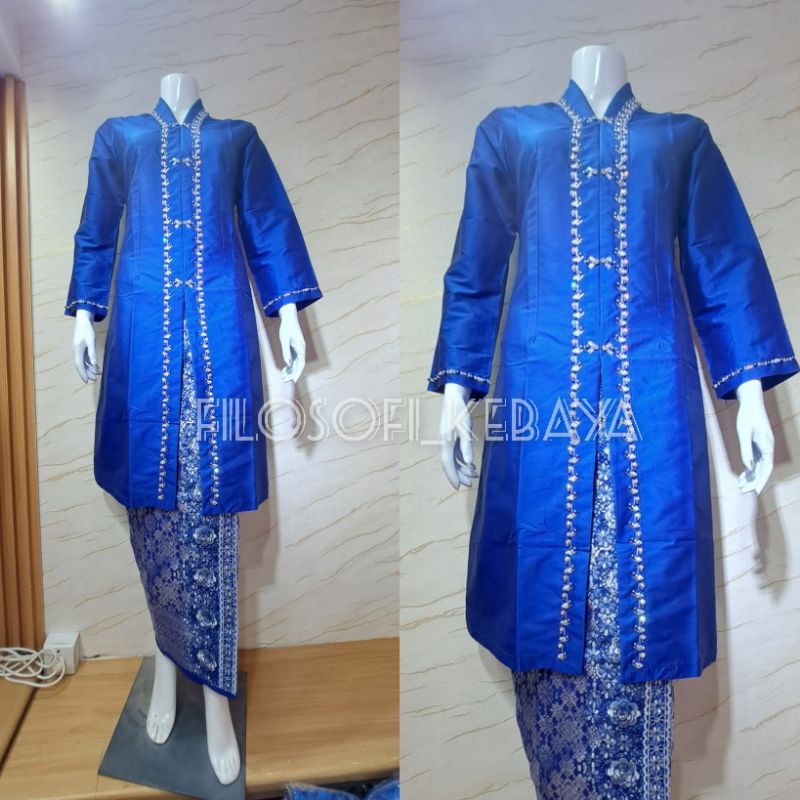 Jual FK - Setelan Kebaya Kurung Malaysia / Kebaya Taffeta Full Payet ...