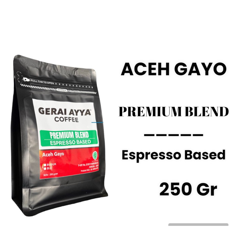 Jual Kopi Premium Blend Gr Aceh Gayo Espresso Based Shopee Indonesia