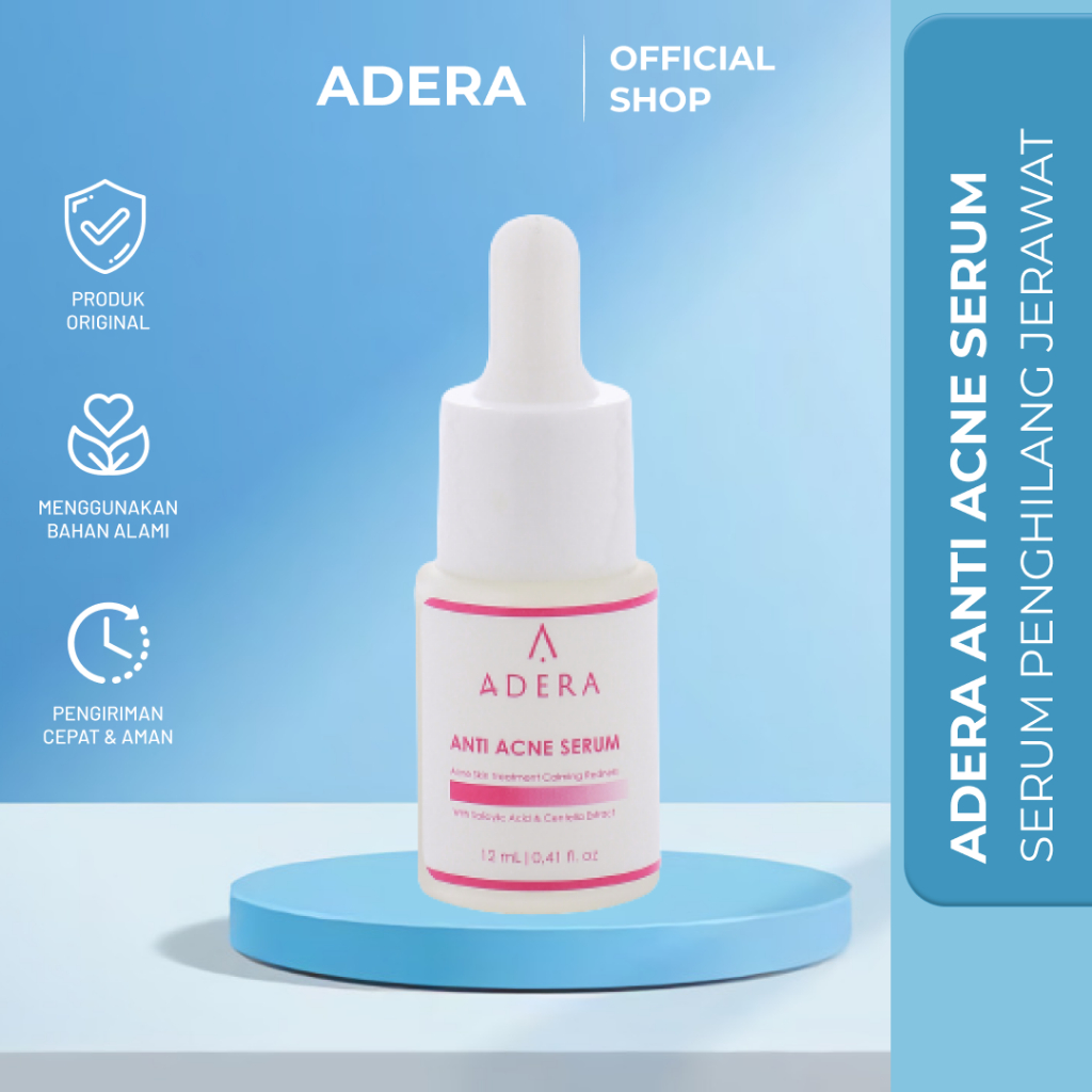 Jual Adera Anti Acne Serum Original Skincare Penghilang Jerawat Bopeng ...