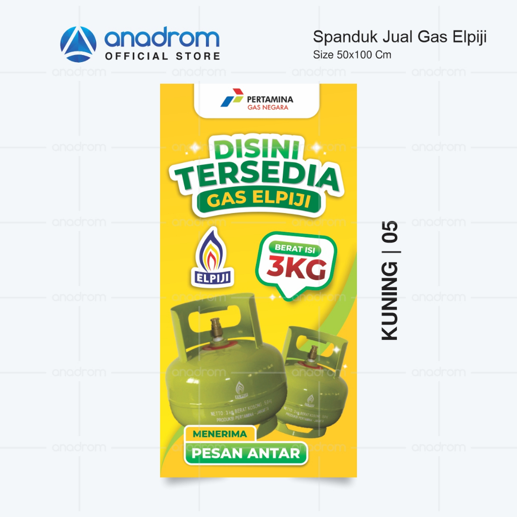 Jual Spanduk Jual Gas LPG 3 Kg | Spanduk Jual Gas Elpiji | Banner Agen ...