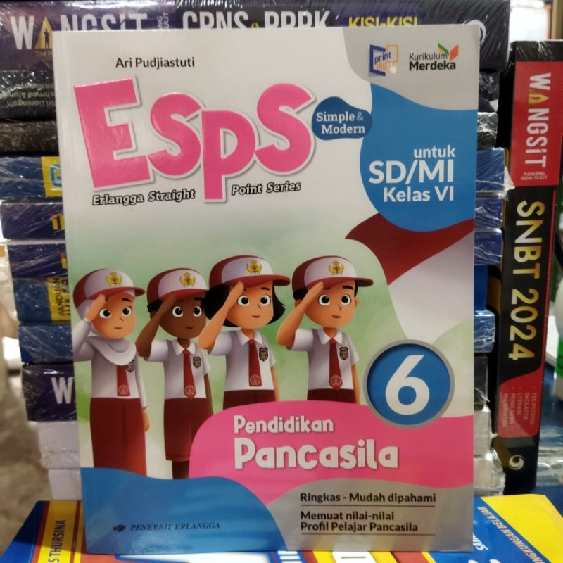 Jual BUKU ESPS PANCASILA SD/MI KELAS 6 KURIKULUM MERDEKA | Shopee Indonesia