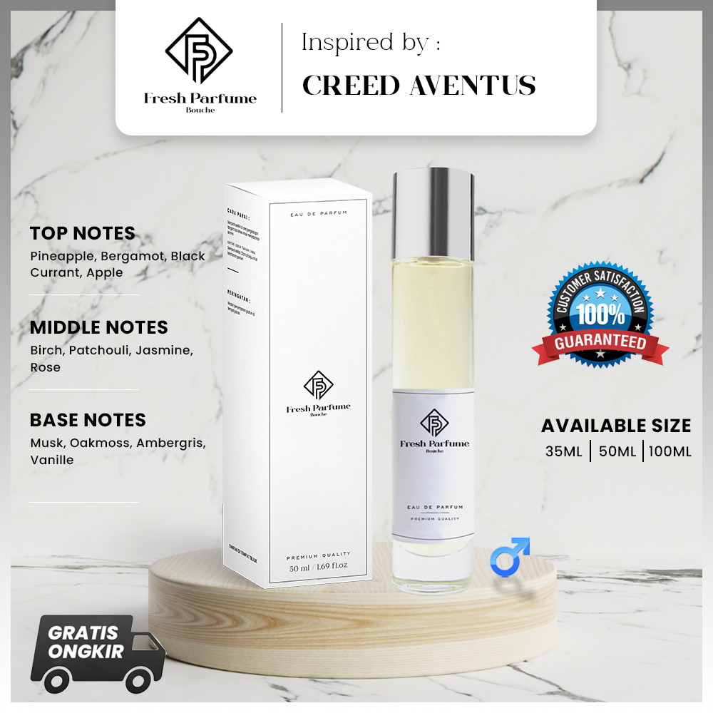Jual FRESH PARFUM Creed Aventus PREMIUM EDP Pria Cowo Refill Impor ...