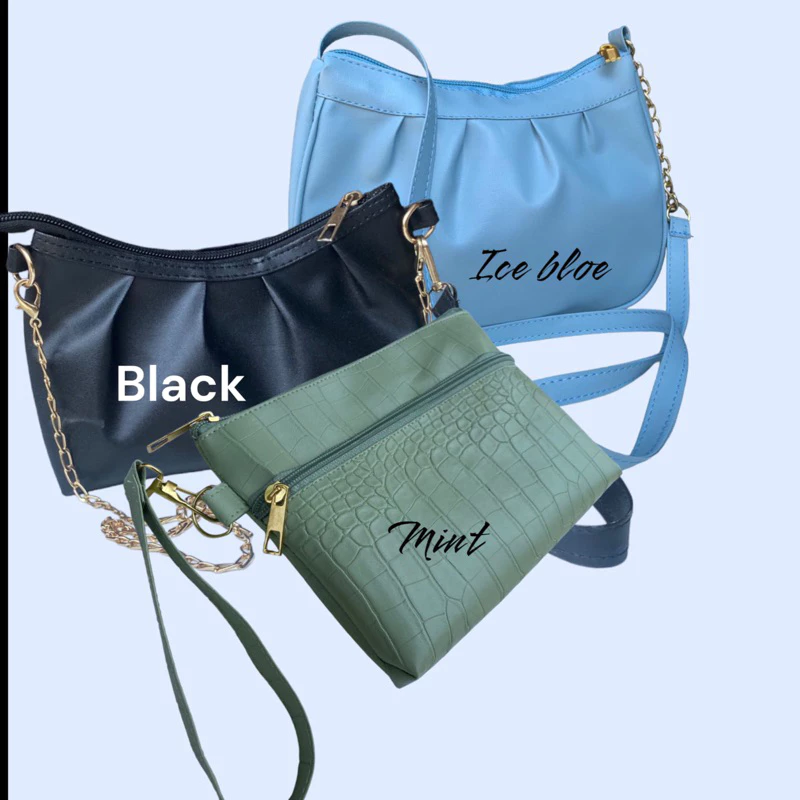 ufaolshop_bundling 3 item_tasselempang_pouch_dompet_tastangan | AutoStock