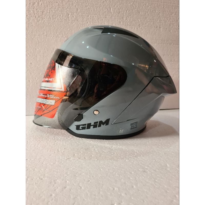 Jual HELM GHM FORCE SOLID, HELM DEWASA HALF FACE, SNI, BAHAN ABS ASLI