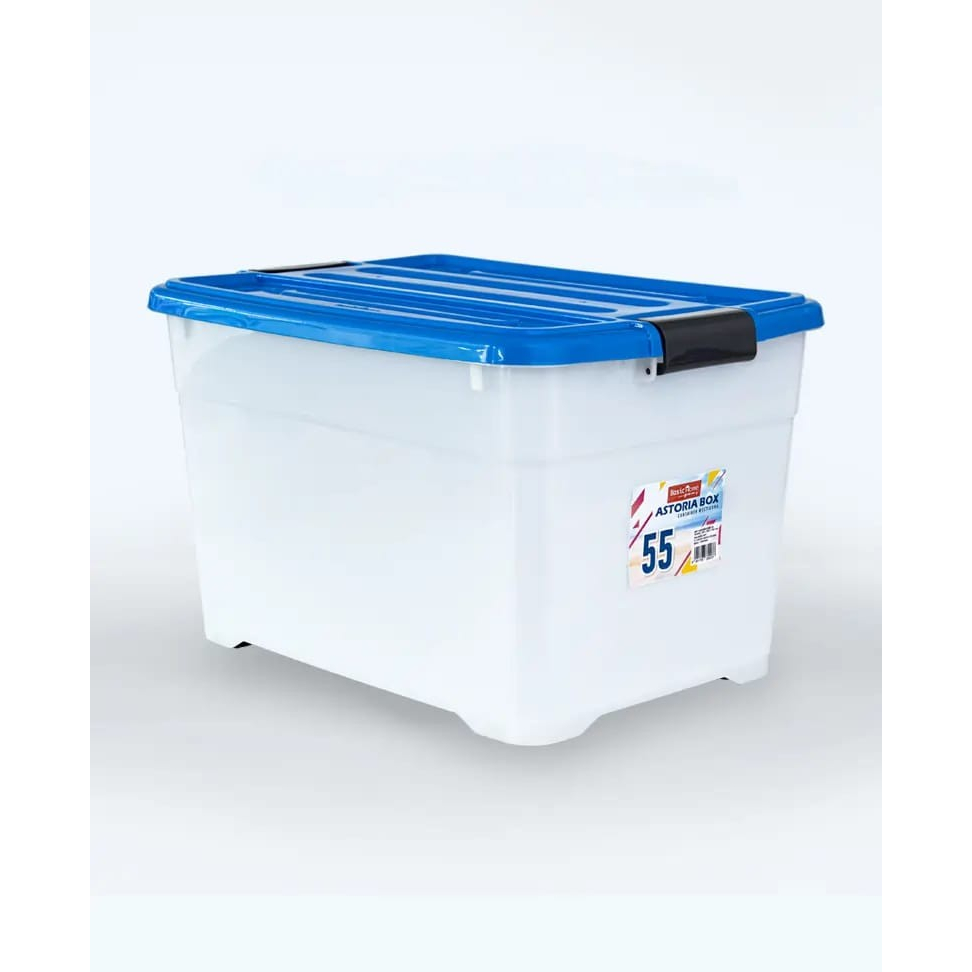 Jual Basichome Astoria Box 55l Kontainer Plastik Roda Kotak Penyimpanan