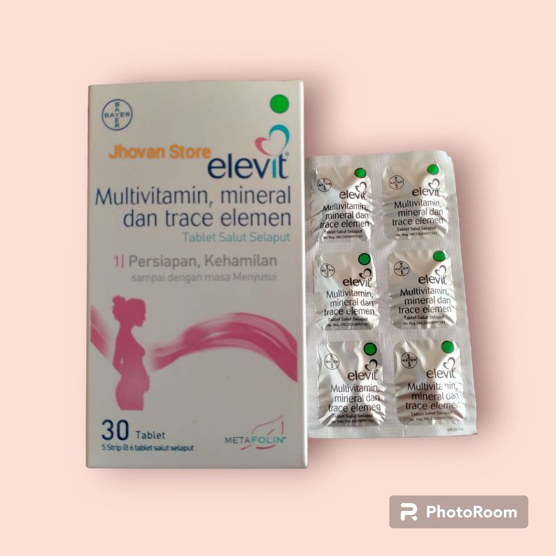 Jual Elevit 6 Tabet ~ Suplemen Vitamin Dan Mineral Untuk Kesehatan Ibu ...