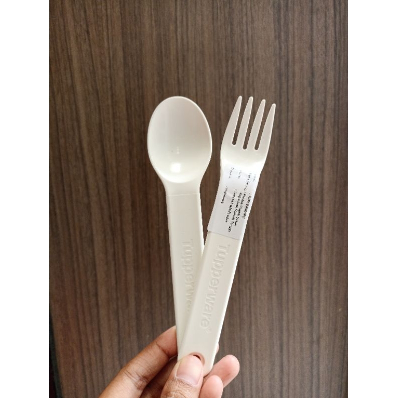 Jual Cutlery 1 pasang Tupperware / Sendok garpu | Shopee Indonesia