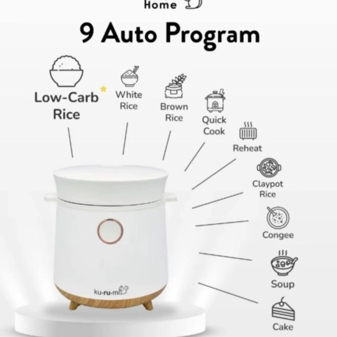 Jual Kurumi Home Rice Cooker (with Low Carb Function) Shopee Indonesia