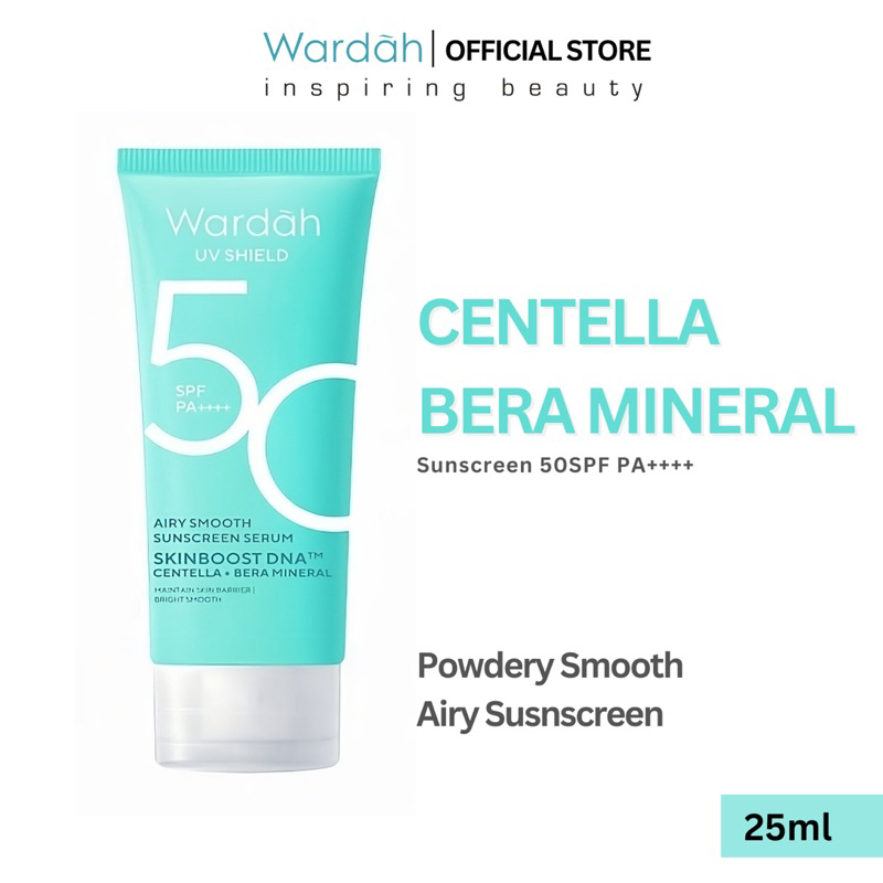 Jual Wardah UV Shield Spf 50 PA++++ Airy Smooth Sunscreen Serum 25ml