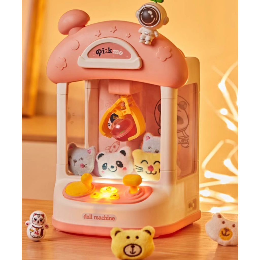 Jual [semuajual]Mainan Capit Boneka Mini / Mesin Claw Game / Claw ...