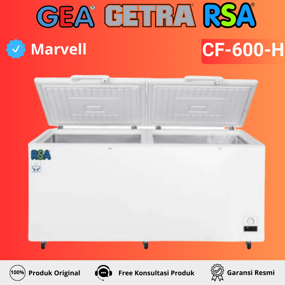 Jual Chest Freezer Box Rsa Cf H Chest Freezer Liter Garansi Resmi Shopee Indonesia